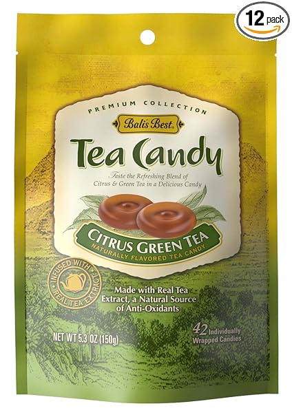 Balis Best Tea Candy Citrus Green Tea Peg Bag