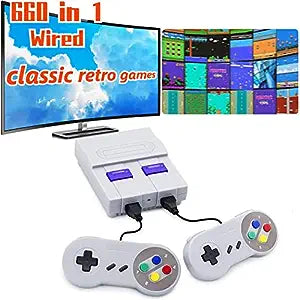 Mini Game Anniversary Edition Amusement System Inbuilt Classic Games 660 NES SNES