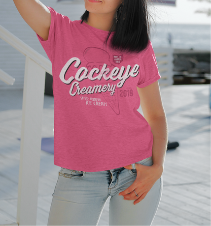 unisex cockeye creamery ice cream cone shirt styled casually ice cream lover outfit