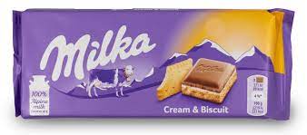 Milka Bar- Cream & Biscuit Milk