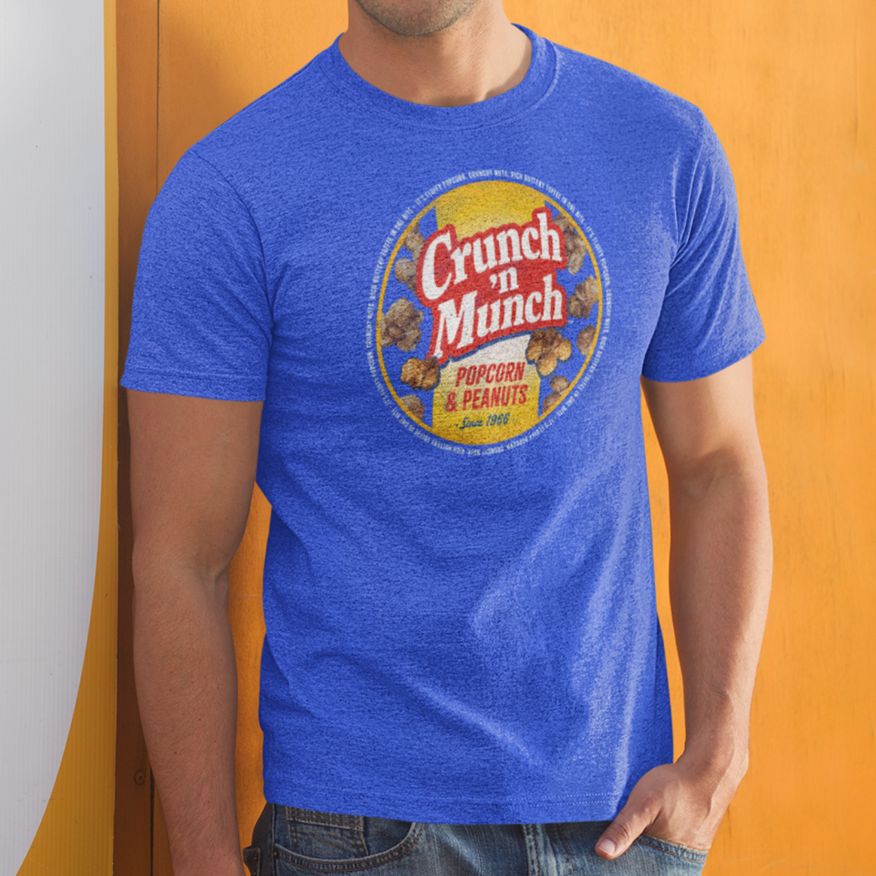 unisex crunch n munch retro snack shirt styled casually nostalgic candy outfit