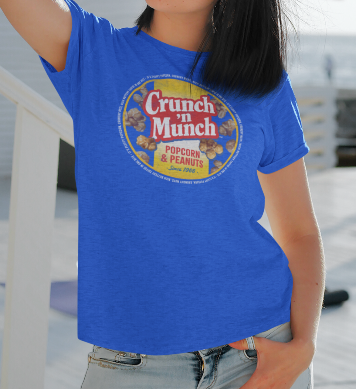 unisex crunch n munch retro snack shirt styled casually nostalgic candy outfit