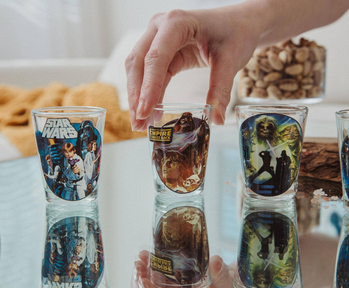 Toynk - Star Wars Classic Trilogy 6 Piece Mini Glass Set