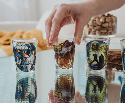 Toynk - Star Wars Classic Trilogy 6 Piece Mini Glass Set