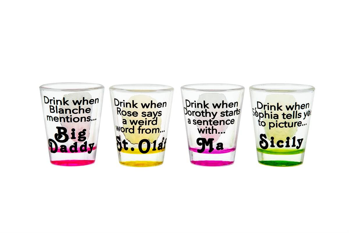 Toynk - Golden Girls Shot Glasses Set of 4