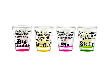 Toynk - Golden Girls Shot Glasses Set of 4