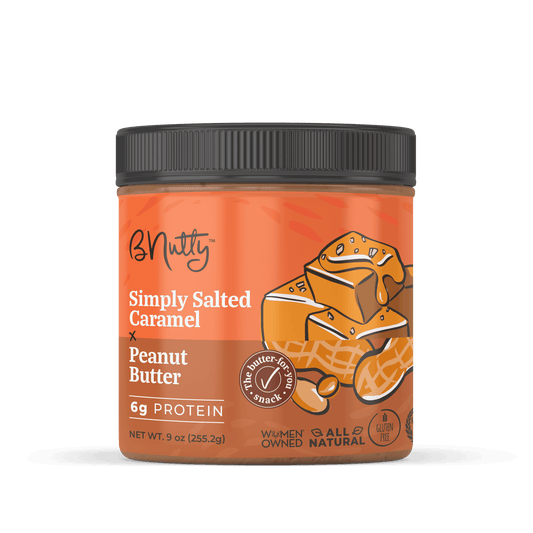 Simply Salted Caramel BNutty Peanut Butter- Case of 6- 9oz