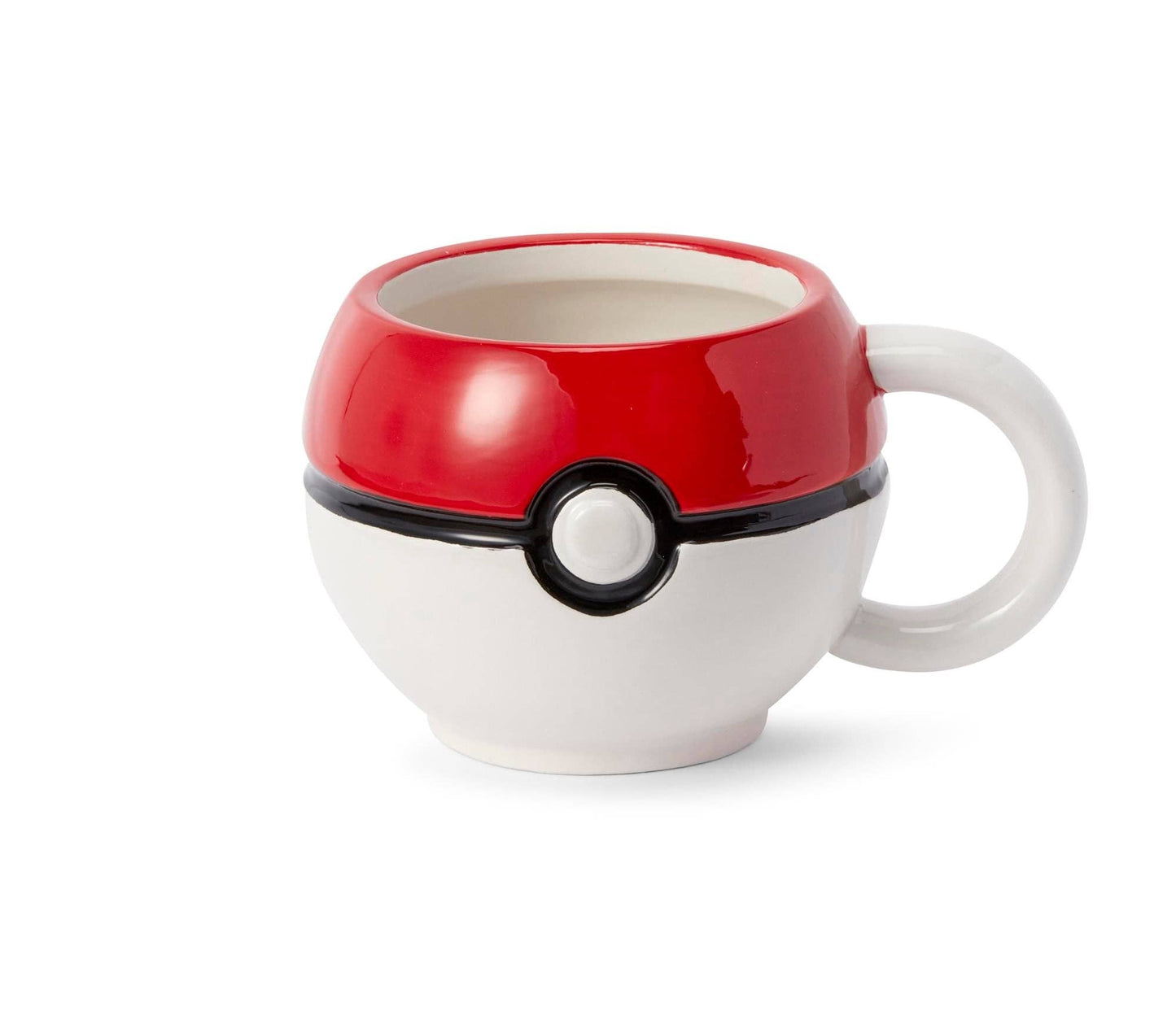 Toynk - Pokemon Pokeball Ceramic Coffee Mug with Lid