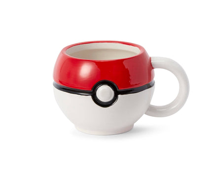 Toynk - Pokemon Pokeball Ceramic Coffee Mug with Lid