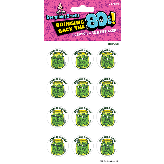 EverythingSmells, LLC - Dill Pickles EverythingSmells Scratch & Sniff Stickers