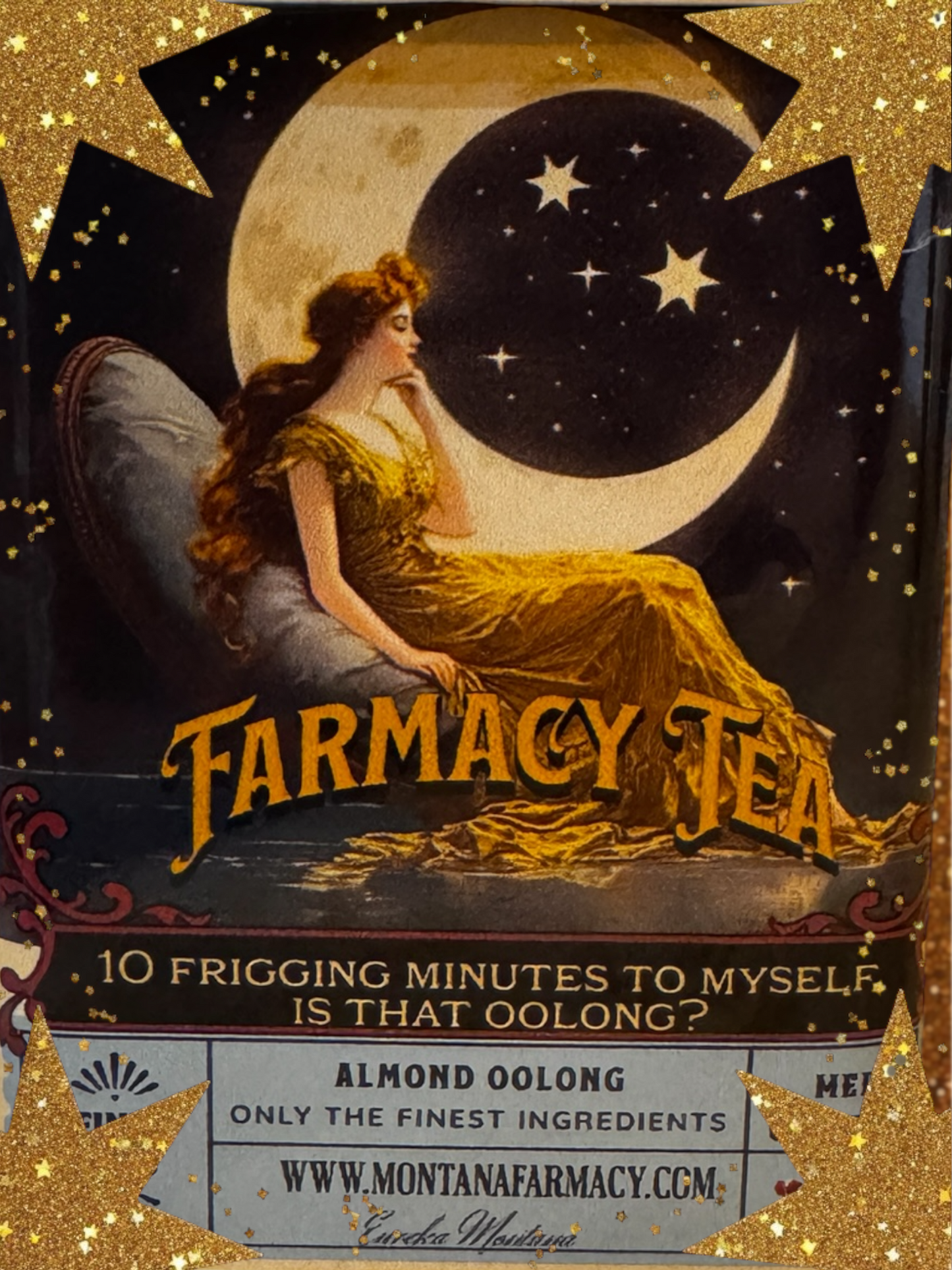 10 Frigging Minutes to myself, is that Oolong? Almond JAR