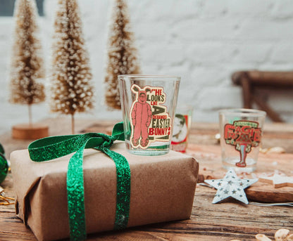 Toynk - A Christmas Story Quotes 4 Piece Mini Glass Set