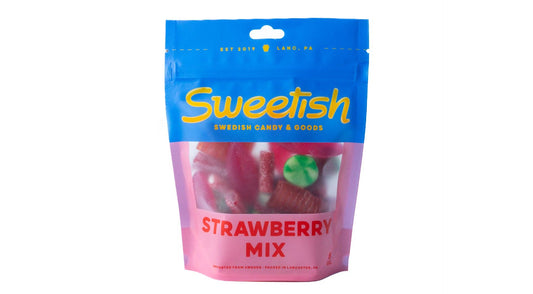 Sweetish- Swedish Candy Wholesale - Sweetish Signature Strawberry Mix (12-Pack)