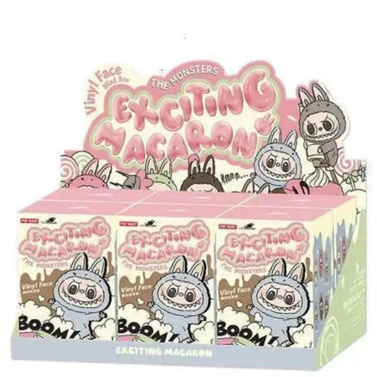 Labubu Replica The Monsters Exciting Macaron Vinyl Face Kawaii Doll Kid Christmas Gift