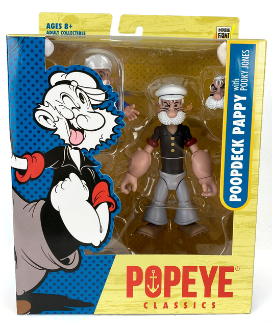 Boss Fight Studio: Action Figures and Collectibles - Popeye Classics Action Figure: Poopdeck Pappy