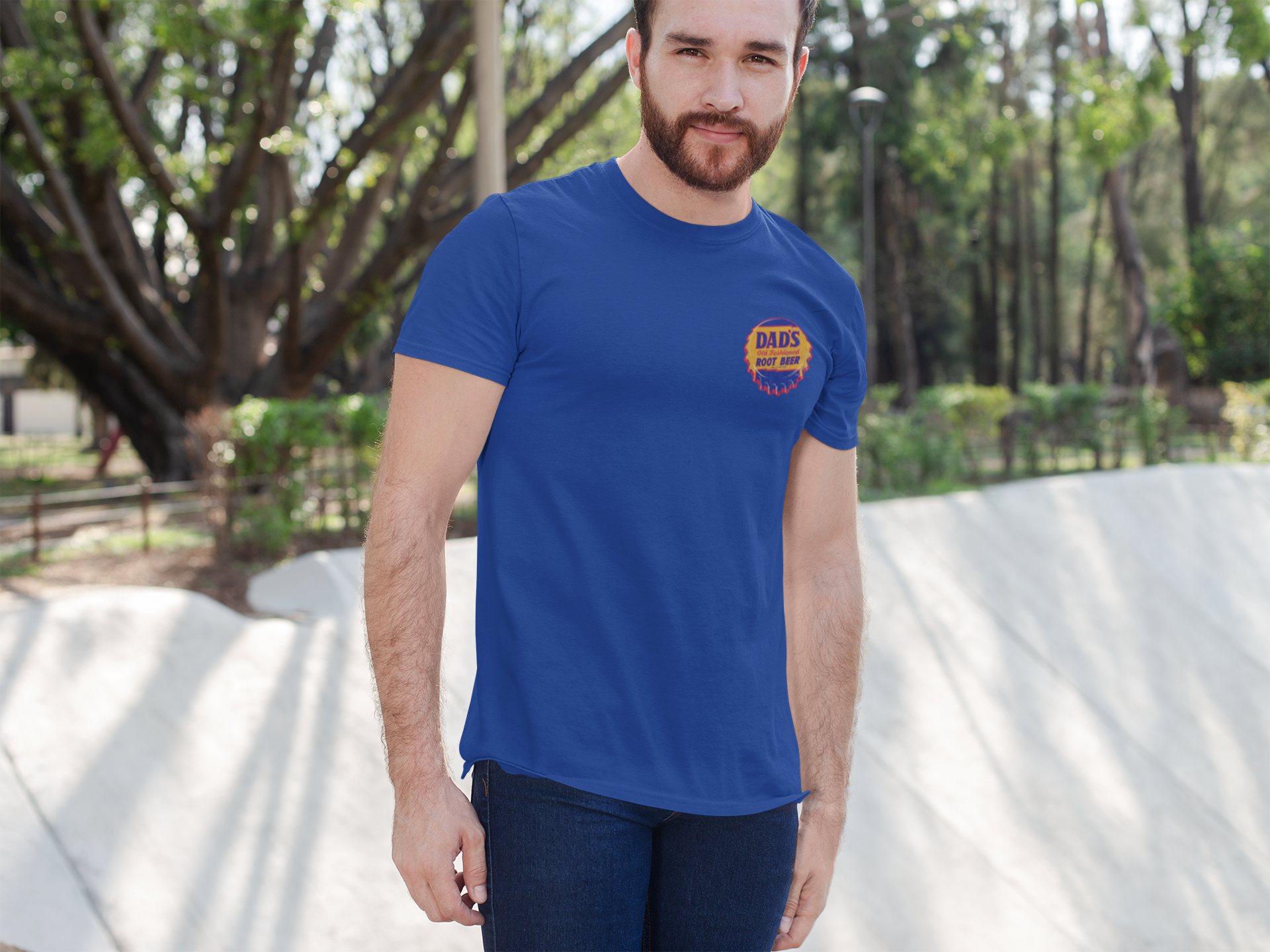 unisex dads root beer vintage soda shirt styled casually retro americana outfit