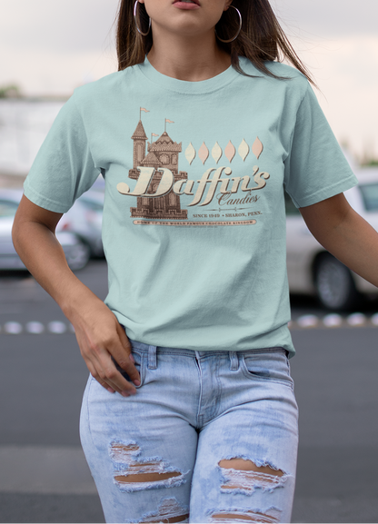 unisex daffins chocolate kingdom shirt styled casually nostalgic chocolate lover sharon pennsylvania outfit
