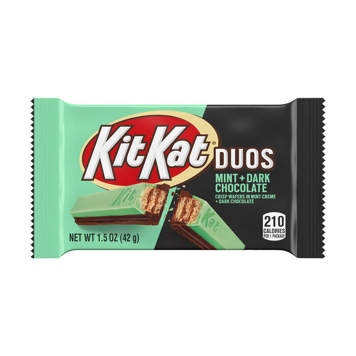 Kit Kat Duos 1.5oz Bar Dark Chocolate Mint