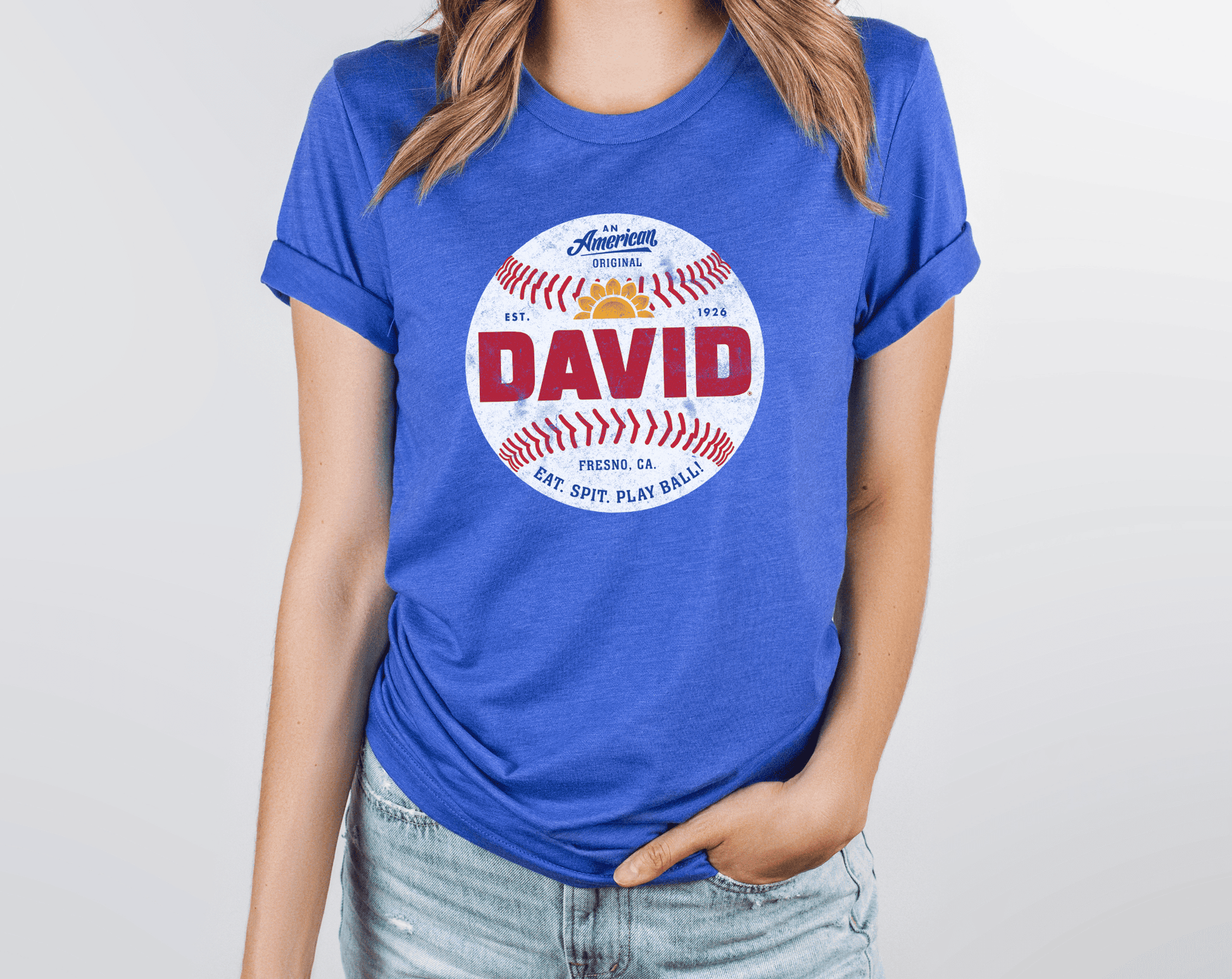 unisex david baseball shirt styled casually patriotic american sports outfit