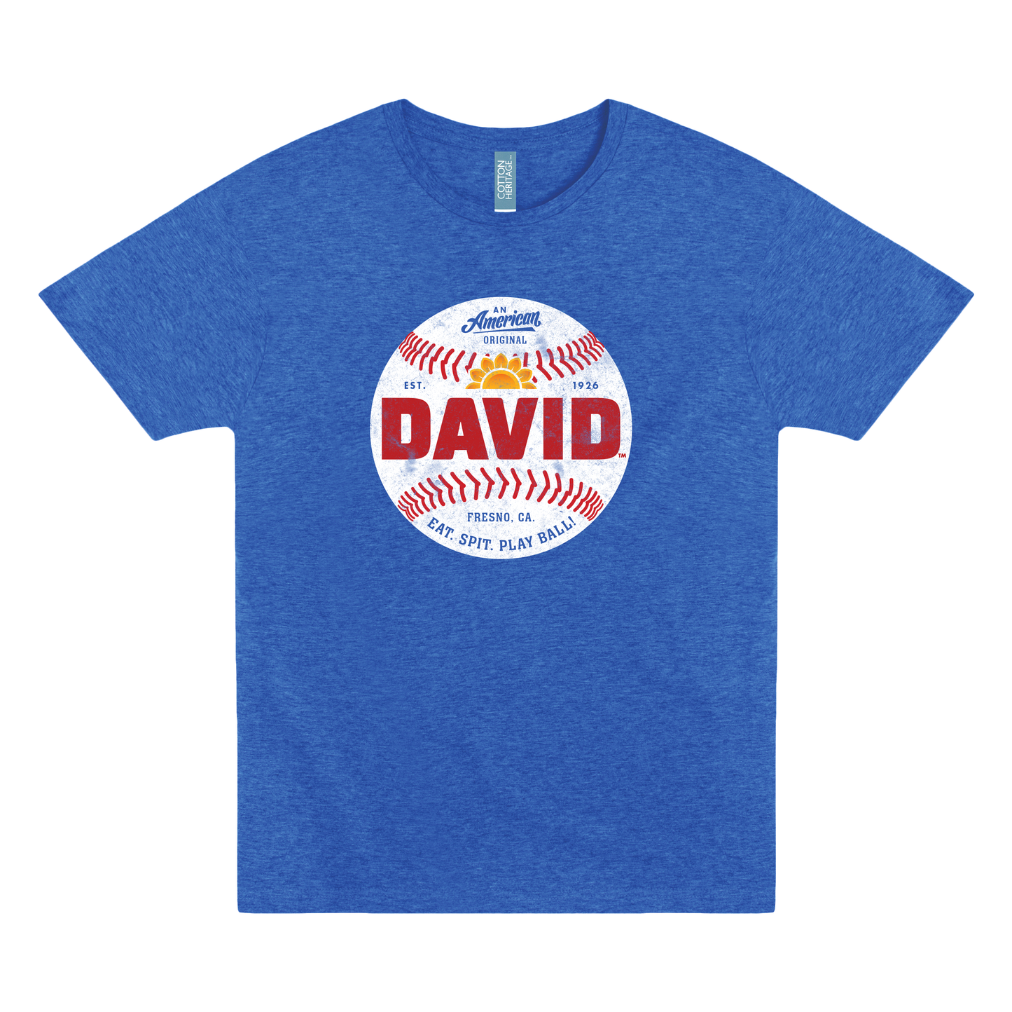 david all american original baseball graphic t shirt officially licensed patriotic sports unisex tee