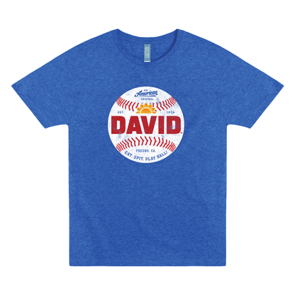 david all american original baseball graphic t shirt officially licensed patriotic sports unisex tee