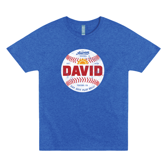 david all american original baseball graphic t shirt officially licensed patriotic sports unisex tee