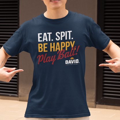 unisex david baseball shirt styled casually retro sports outfit patriotic american look