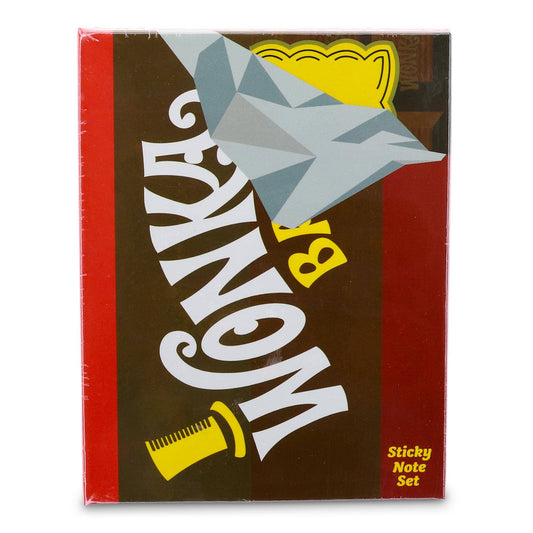 Toynk - Willy Wonka Chocolate Bar Icons Sticky Note and Tab Box Set