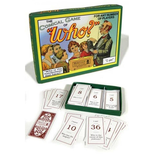 THE COMICAL GAME OF WHO