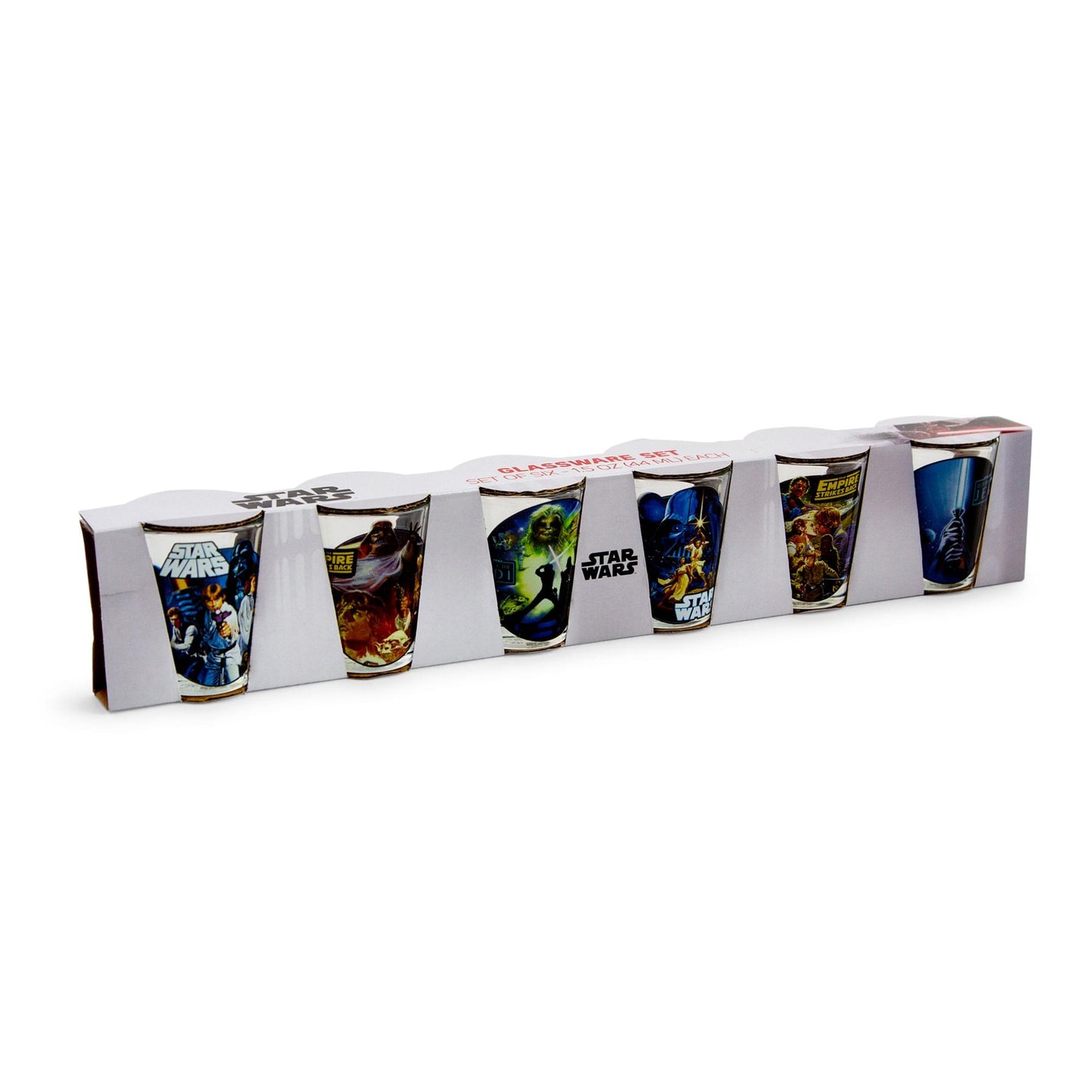 Toynk - Star Wars Classic Trilogy 6 Piece Mini Glass Set