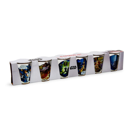 Toynk - Star Wars Classic Trilogy 6 Piece Mini Glass Set