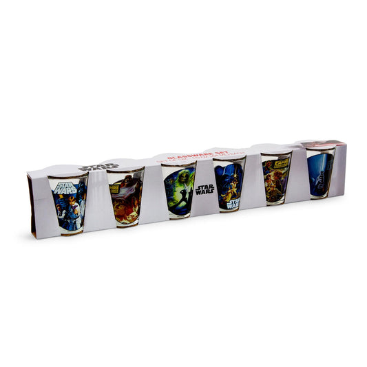 Toynk - Star Wars Classic Trilogy 6 Piece Mini Glass Set