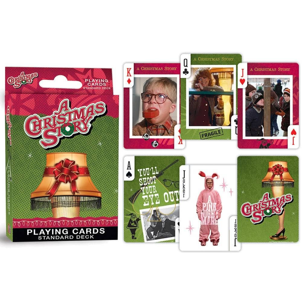 MasterPieces Puzzles - A Christmas Story Playing Cards - 54 Card Deck