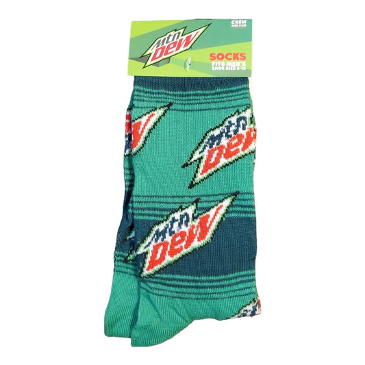Mountain Dew Stripes - Mens Crew Folded