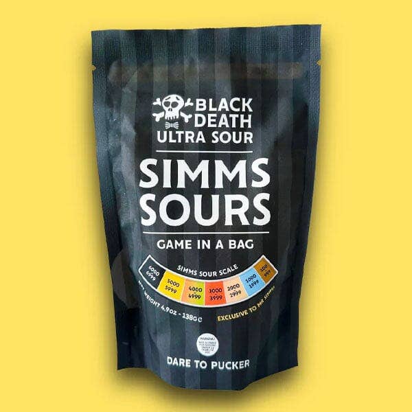 Showcase - Mr. Simms Sweet Shoppe: Simms Sour Scale Game in a Bag (138g) Imported From England