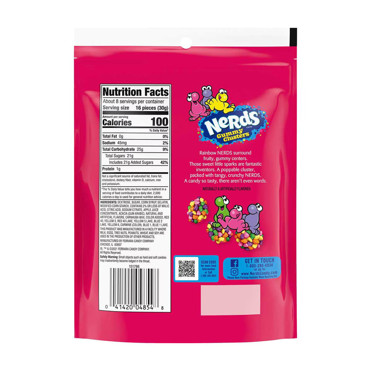 Nerds Gummy Clusters Original 8oz Bag