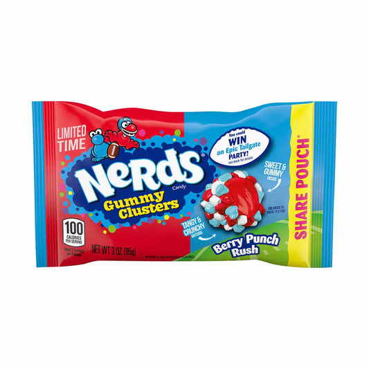 Nerds Gummy Clusters Berry Punch Rush 3oz