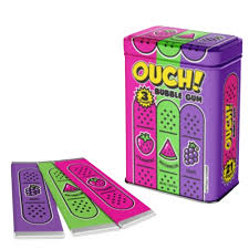Ouch! Bubble Gum Assorted Flavor Tin 21pc