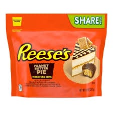Reese's Peanut Butter Pie Miniature Cups Share Pack Stand Up Bag