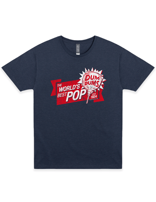 dum dums the worlds best pop graphic t shirt officially licensed retro candy unisex tee