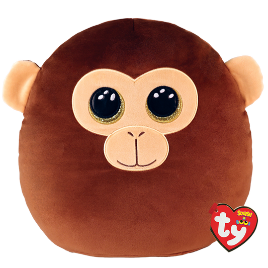 Beanie Babies: Dunston Monkey Brown Squish 14"