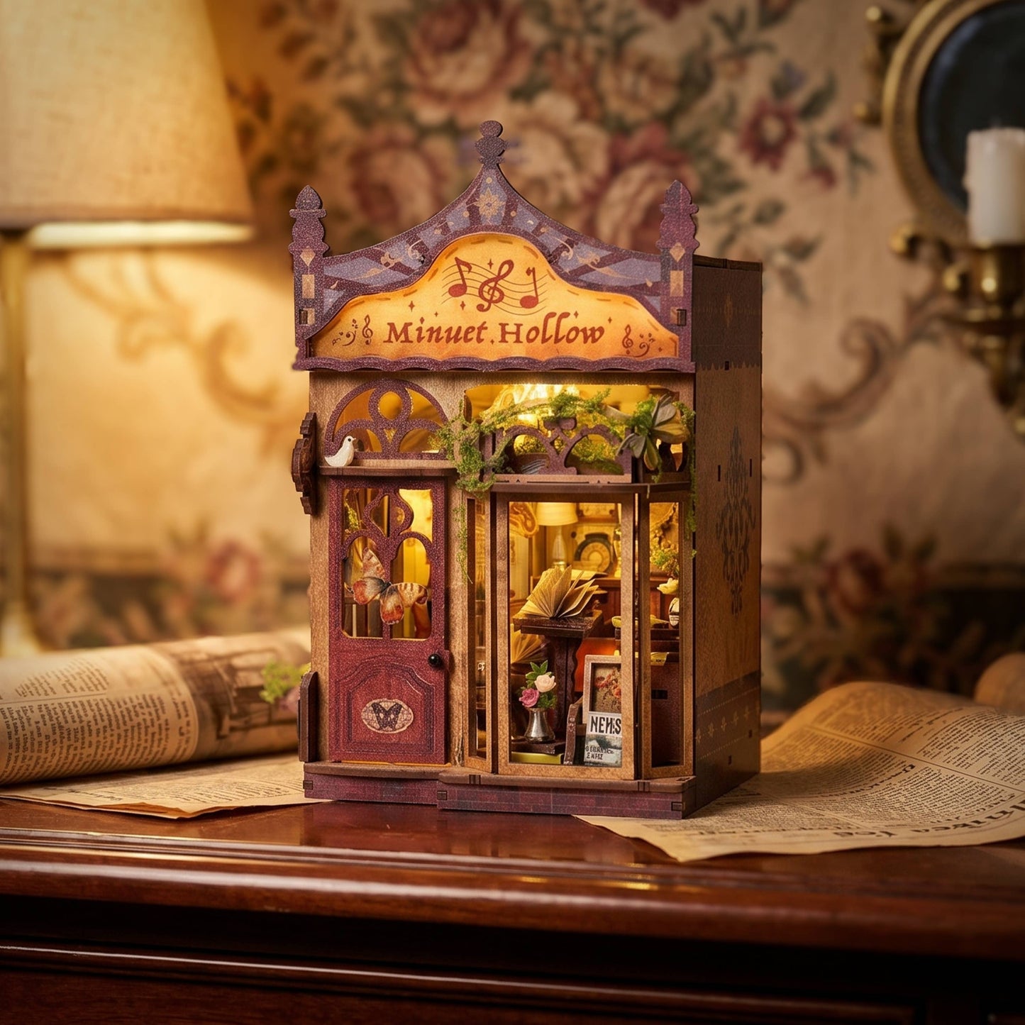 DIY Book Nook Kit: Minuet Hollow