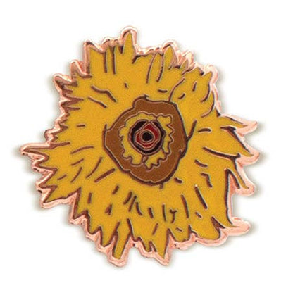 Van Gogh and Sunflower Pins