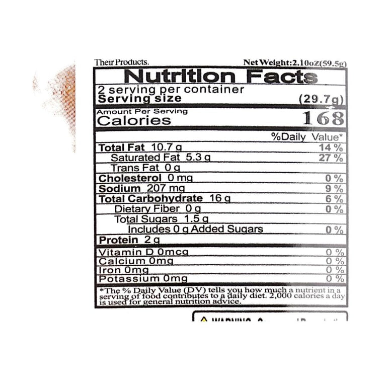 Potato Chips Swiss Rich Cheese Flavor- 2.09oz