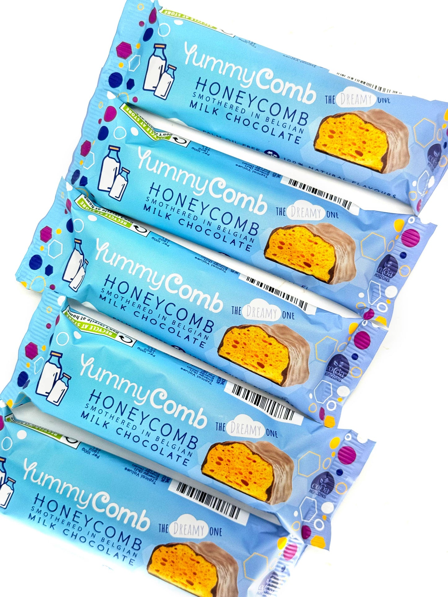 Belgian Milk Chocolate Honeycomb bars (35g)
