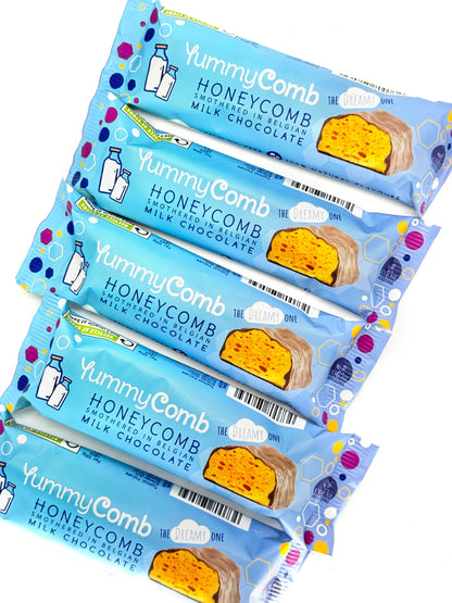 Belgian Milk Chocolate Honeycomb bars (35g)
