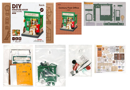 DIY Miniature House Kit: Century Post Office
