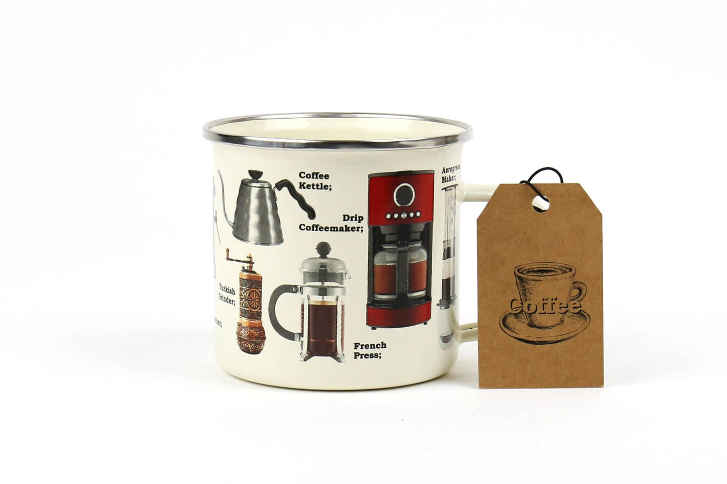 Coffee Enamel Mug