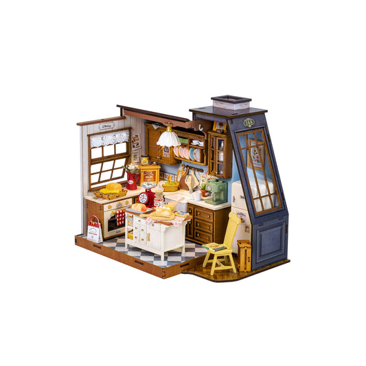 DIY Miniature House Kit: Baking Kitchen