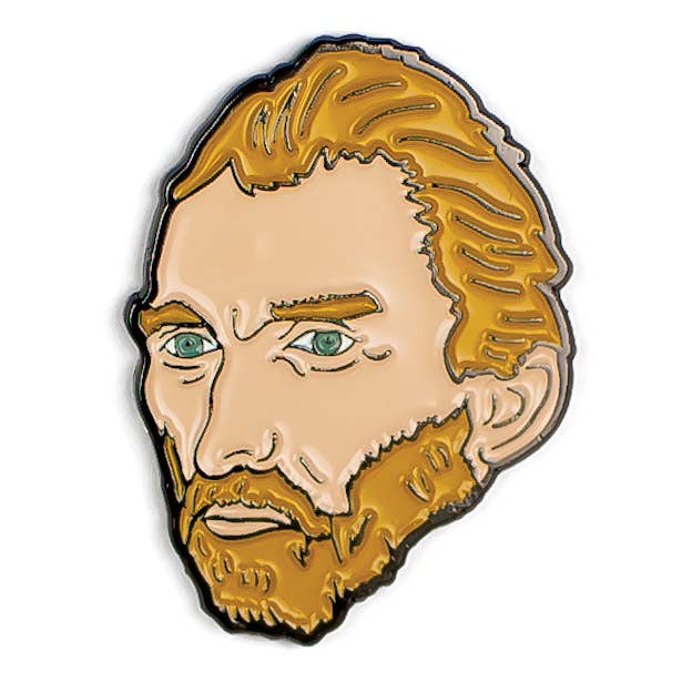 Van Gogh and Sunflower Pins